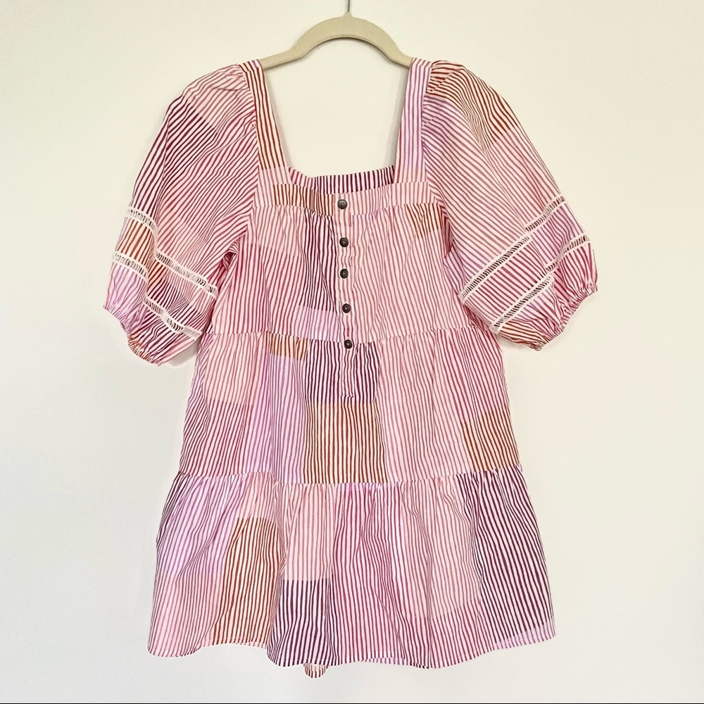 Maeve by Anthropologie XXS Colorful Babydoll Top